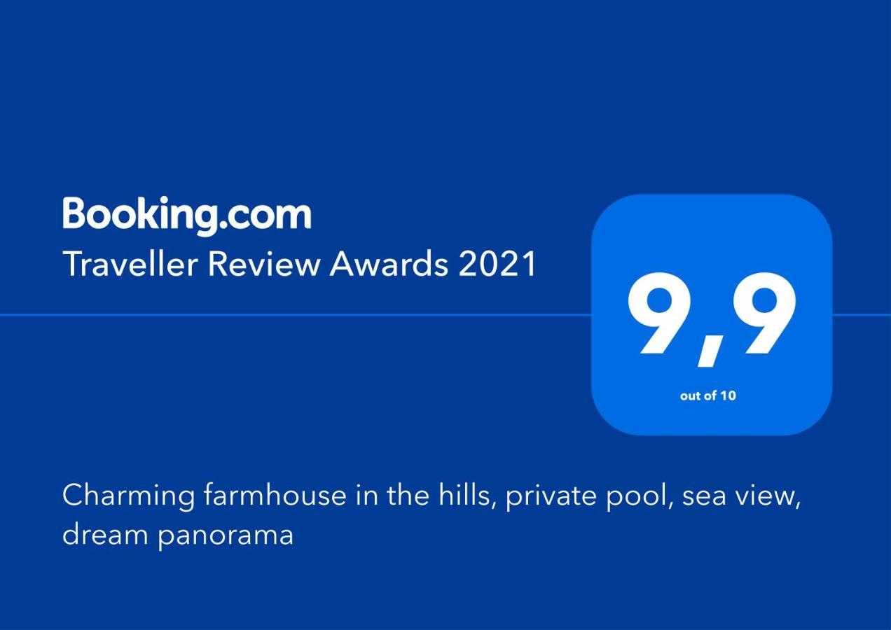 Charming Farmhouse In The Hills, Private Pool, Sea View, Dream Panorama Camaiore Eksteriør bilde