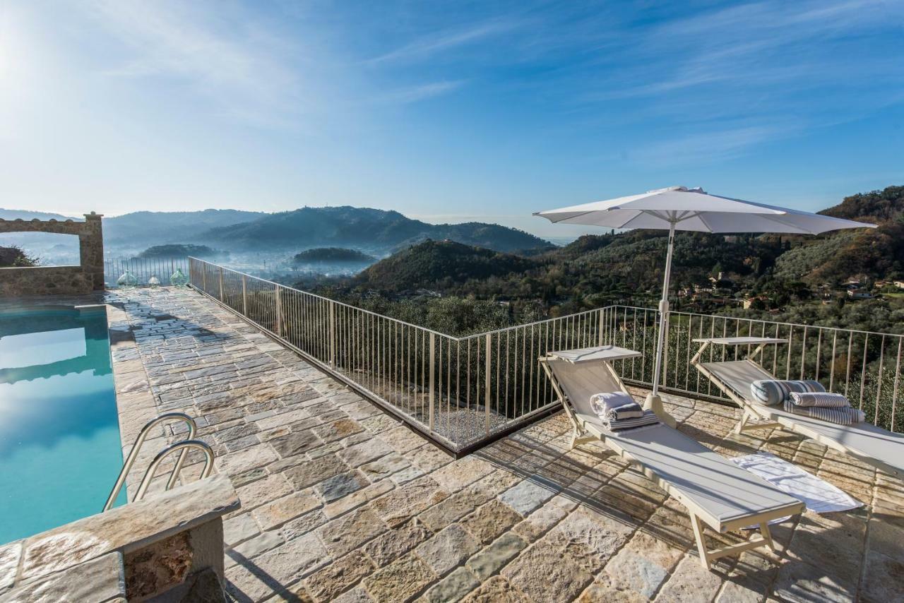 Charming Farmhouse In The Hills, Private Pool, Sea View, Dream Panorama Camaiore Eksteriør bilde