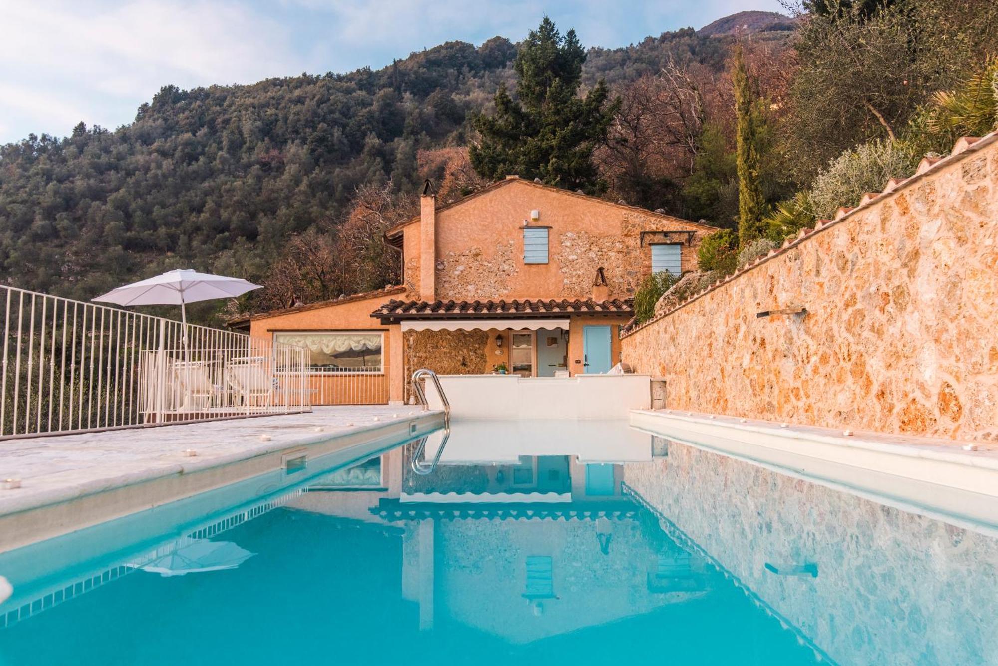 Charming Farmhouse In The Hills, Private Pool, Sea View, Dream Panorama Camaiore Eksteriør bilde