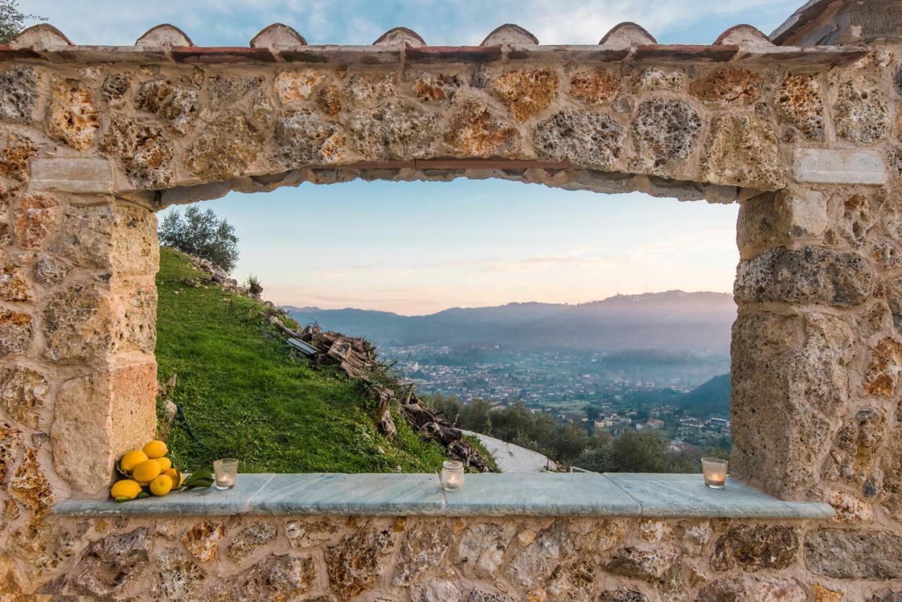 Charming Farmhouse In The Hills, Private Pool, Sea View, Dream Panorama Camaiore Eksteriør bilde