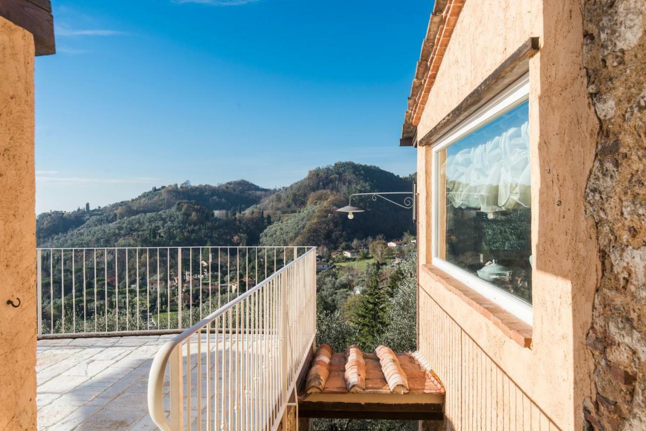 Charming Farmhouse In The Hills, Private Pool, Sea View, Dream Panorama Camaiore Eksteriør bilde