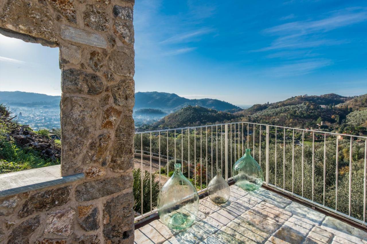 Charming Farmhouse In The Hills, Private Pool, Sea View, Dream Panorama Camaiore Eksteriør bilde