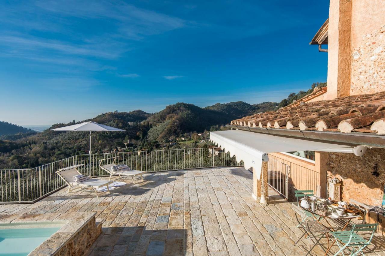 Charming Farmhouse In The Hills, Private Pool, Sea View, Dream Panorama Camaiore Eksteriør bilde